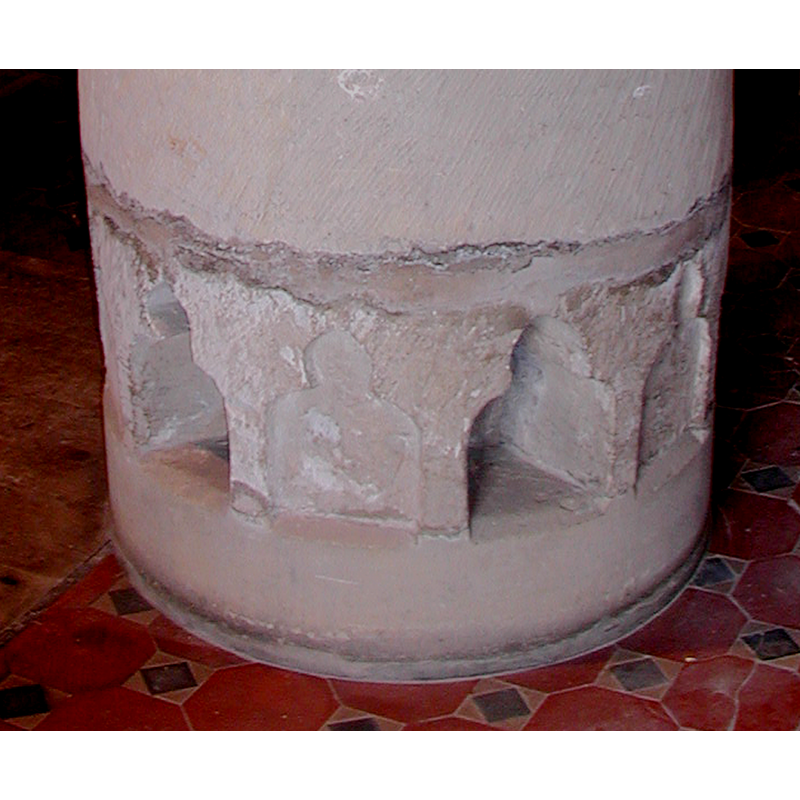 note the hollowed out arches alternating with the others