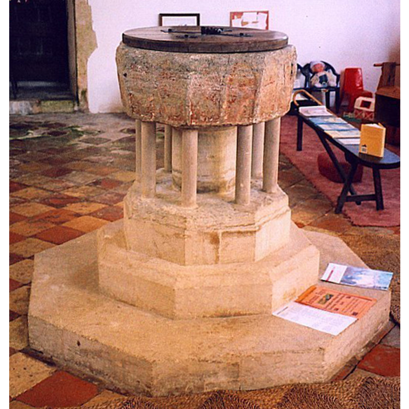 northeast side of the font
