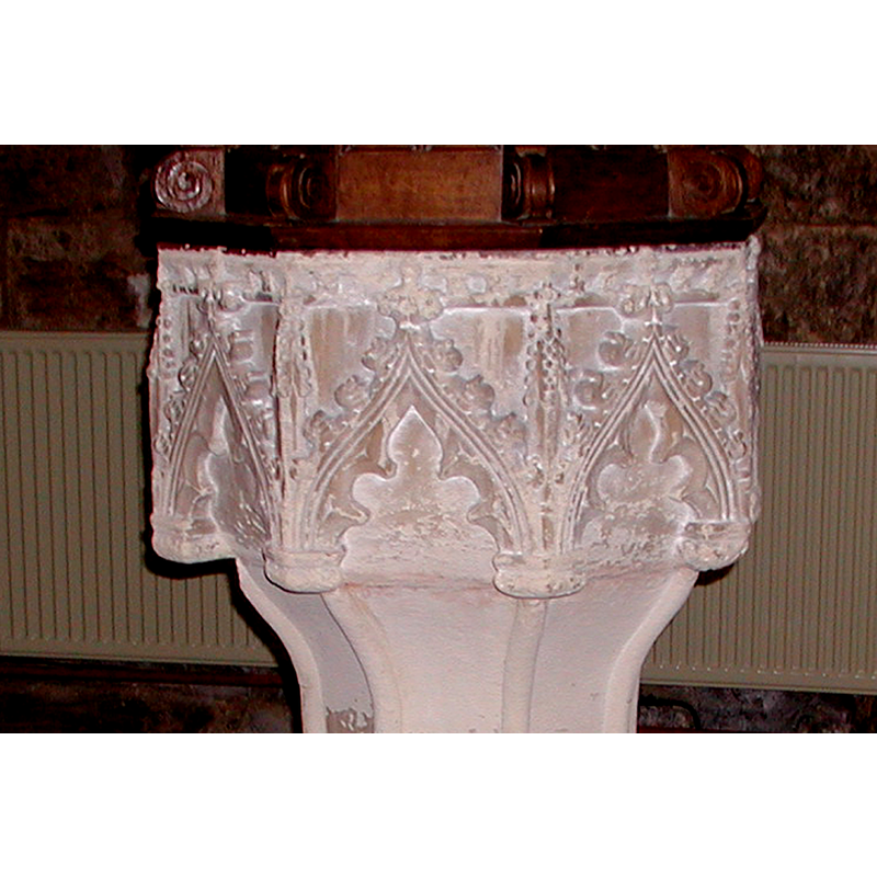 on the angles of the octagonal underbowl and base