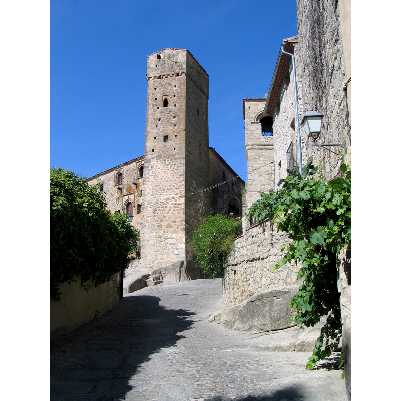 Church tower from the Cuesta de la Sangre