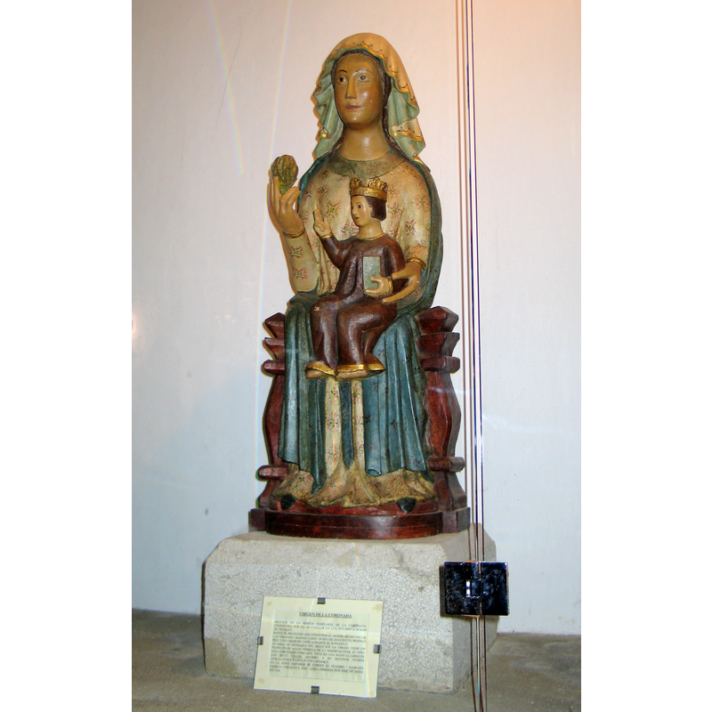 Madonna & Child, 13th century; originally from the Ermita Templaria de la Coronada, about 10 km from Trujillo