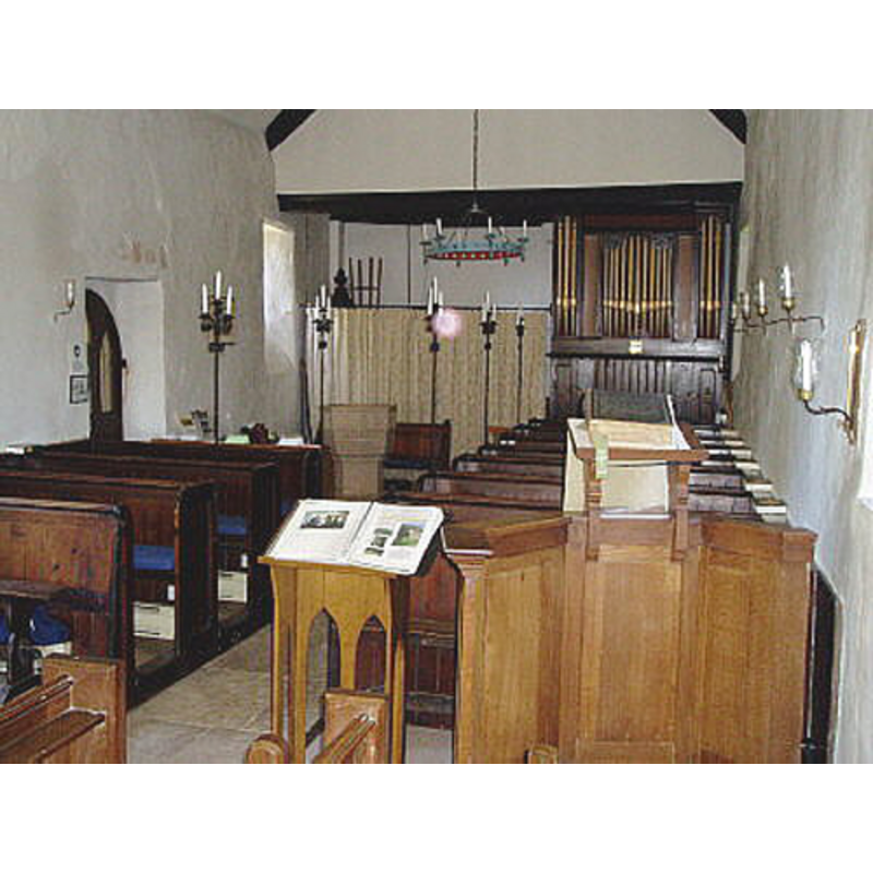 the font on the south side, by the entrance