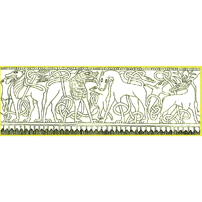 reversed rendition of the whole decorative program