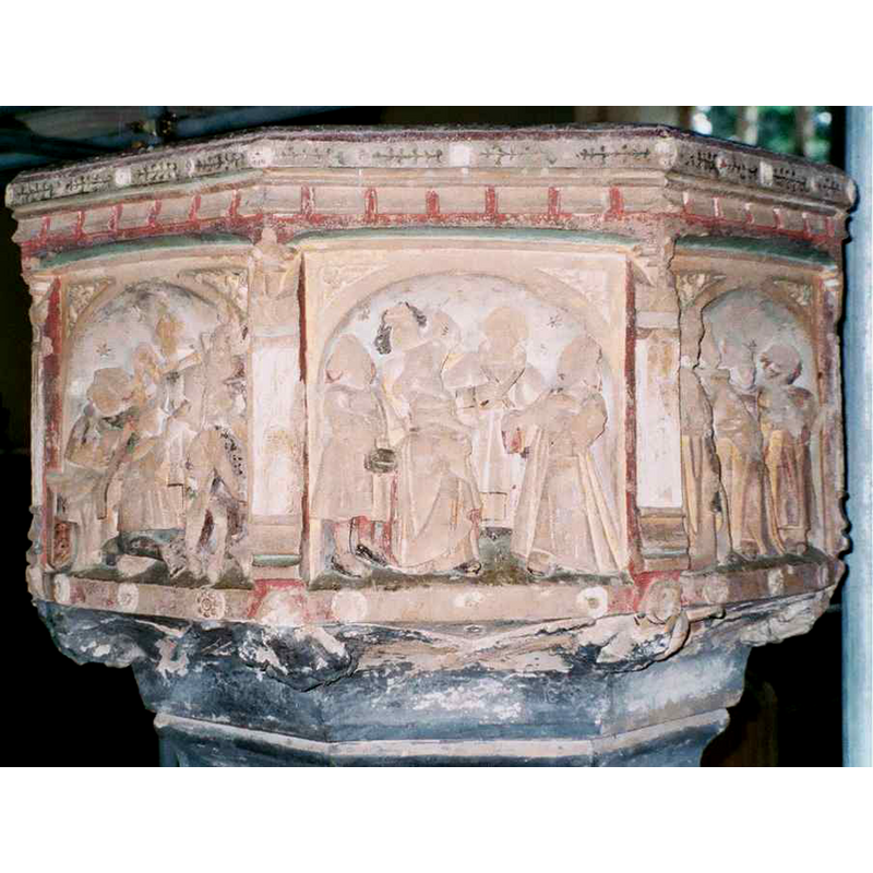 left: Penance - centre: Marriage - right: Confirmation