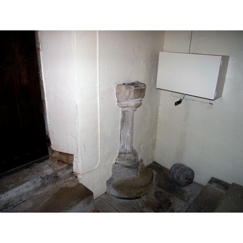 by the south entranceway