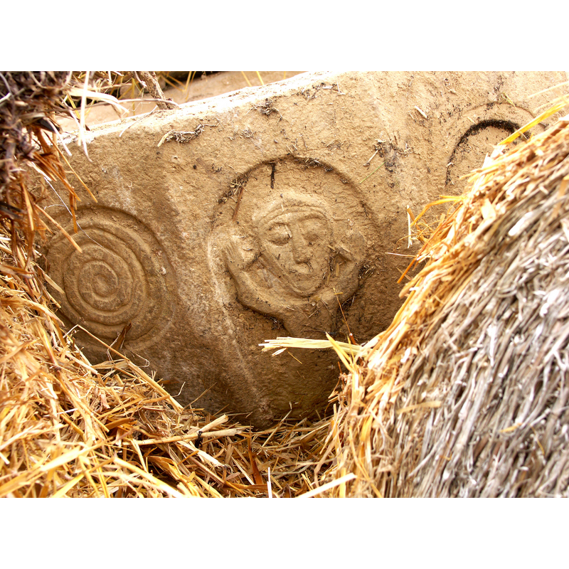 partial view of the basin as it appeared, detached from the base, in 2006