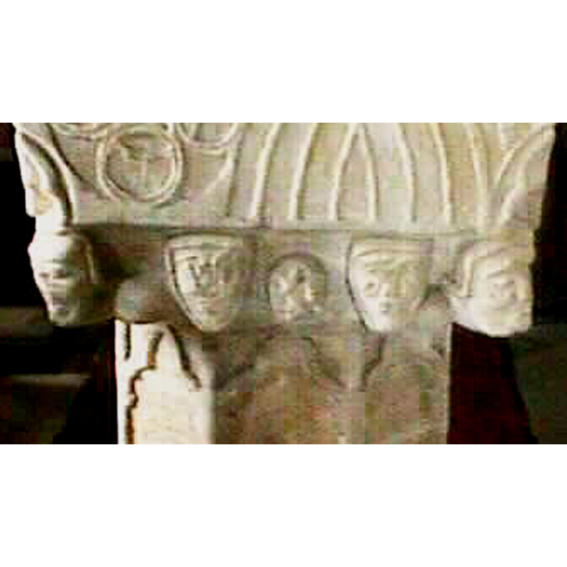 all around the lower rim; some may be just ball-shaped motifs