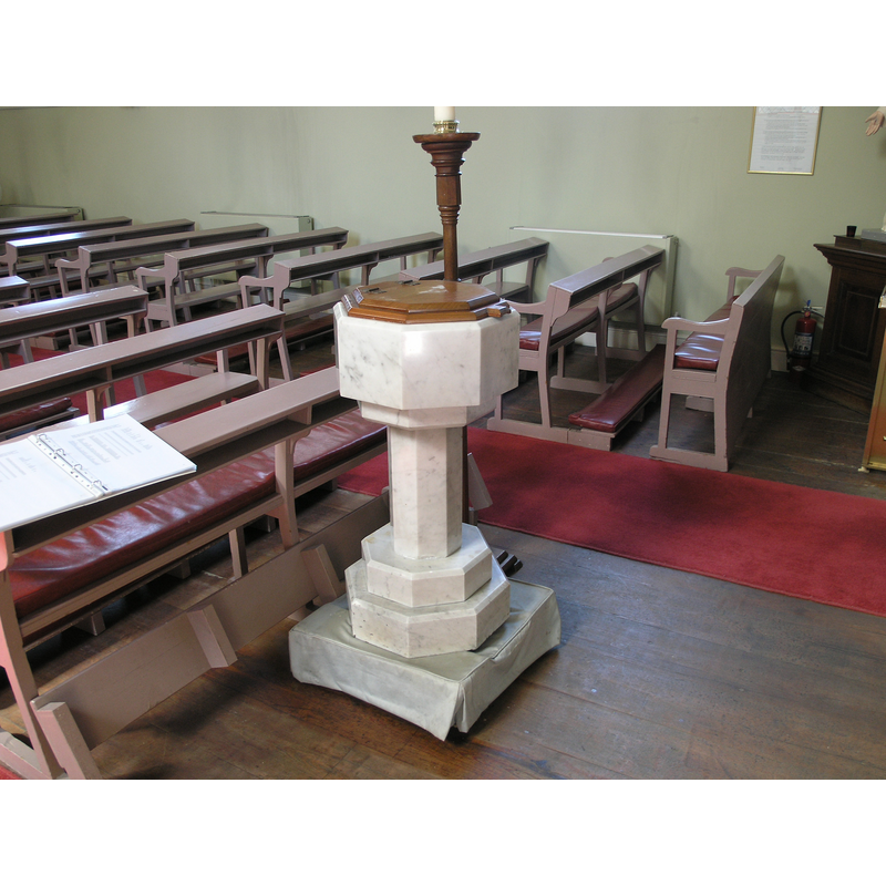 Baptismal font [modern] in the Roman Catholic Parish Church of Hedon