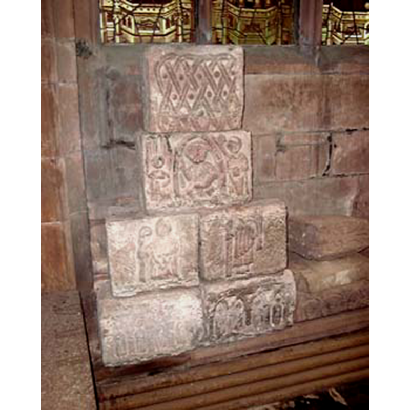 some of the loose stones; probably Norman