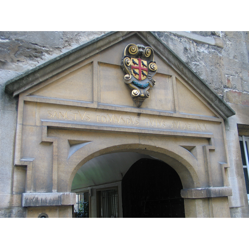 the entrance to St Edmund's Hall, where St Peter's is located