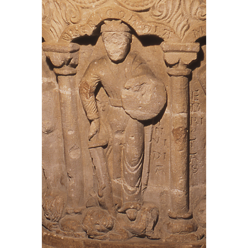 bears inscriptions: MISERICORDIA / INVIDIA