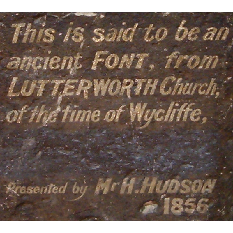 on the old font basin