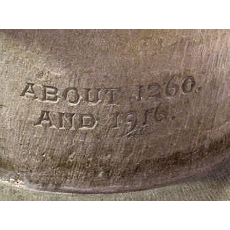 dates the old section to 1260, the rest to 1916