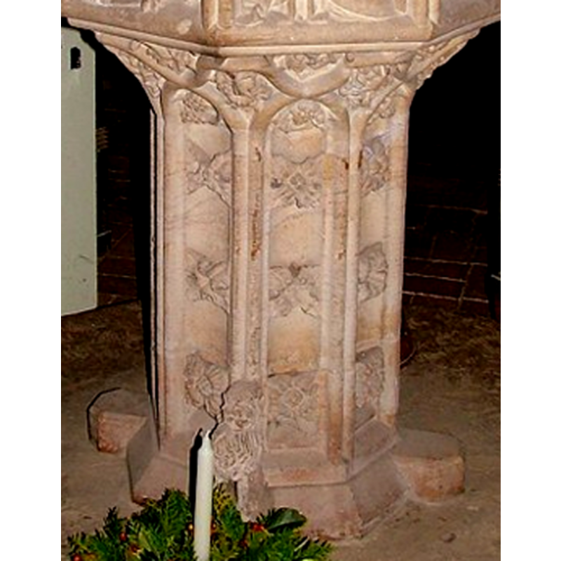 several, in the spandrels of the underbowl