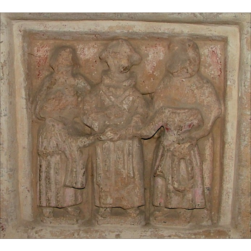 on the NW panel of the basin