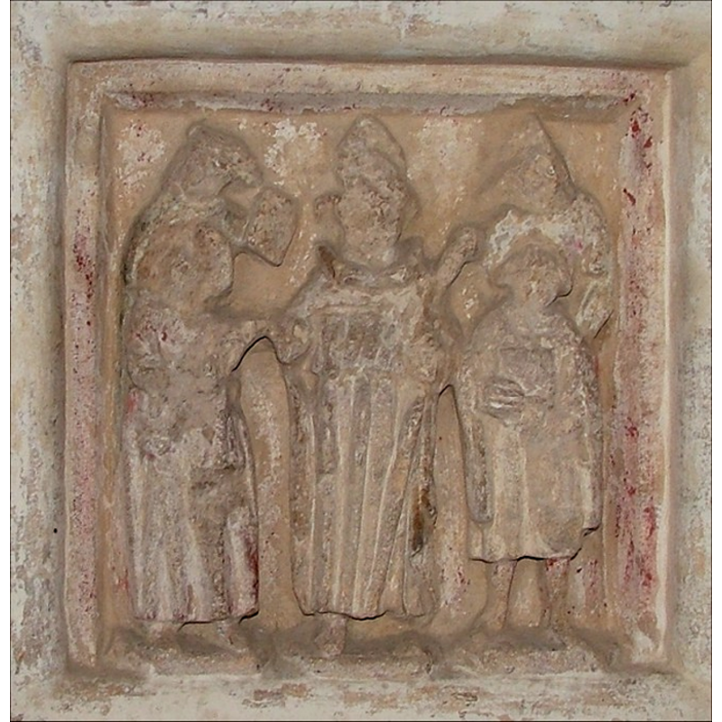 on the SE panel of the basin