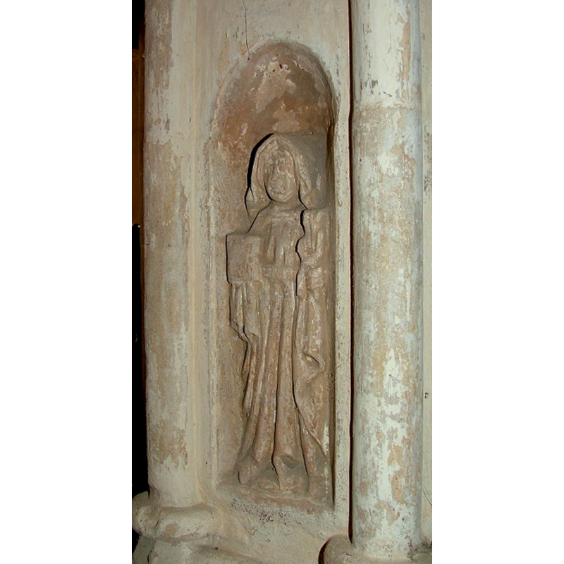 perhaps St. James? St. Etheldreda? [cf. FontNotes]