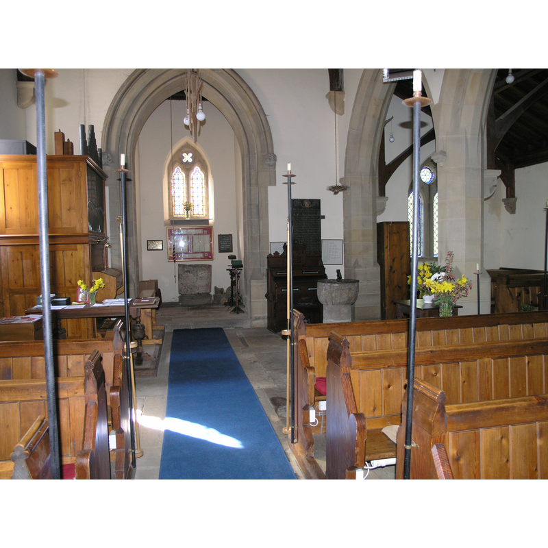 at the back, in the tower space