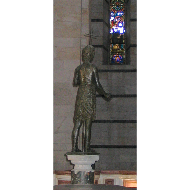 St. John the Baptist, in the centre of the basin interior