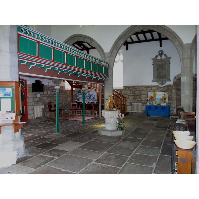 church interior: west end looking north