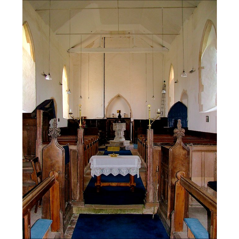 the font and cover visible at the back