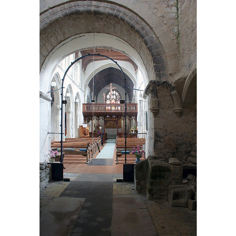taken from beneath the tower