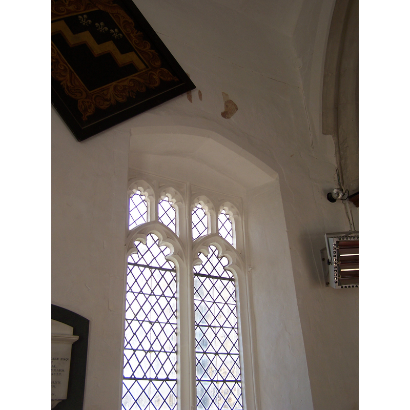 the painting above the window, to the right; detail in the following image