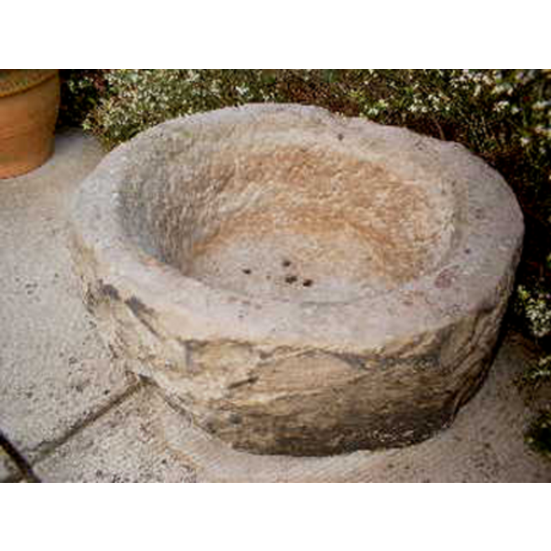 the original basin of the old church