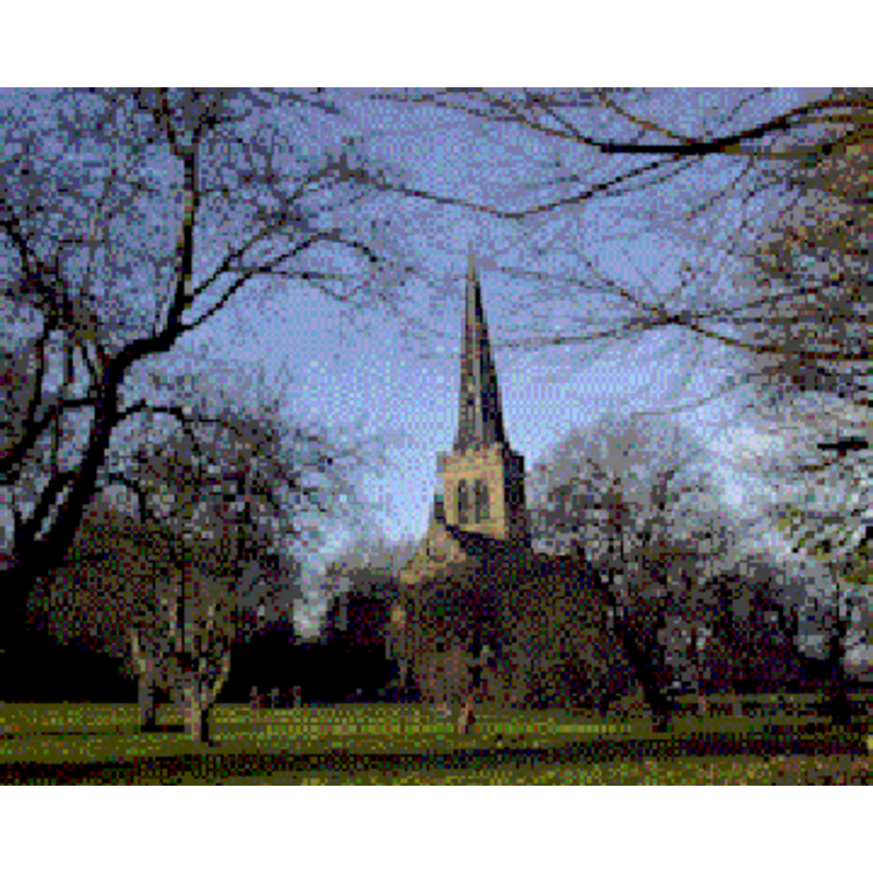 the new 19th-century church