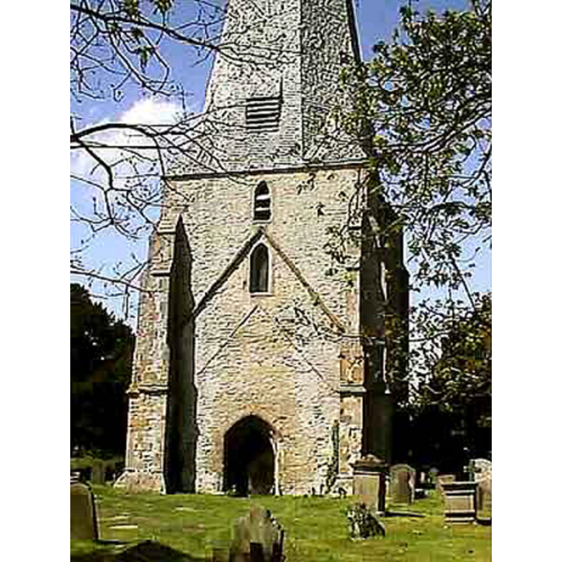 the base of the detached tower