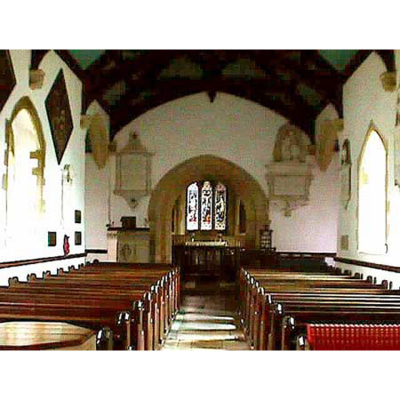 the top of the font and cover in the foreground, left-hand corner