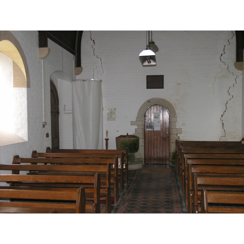 the font and cover in the southwest corner