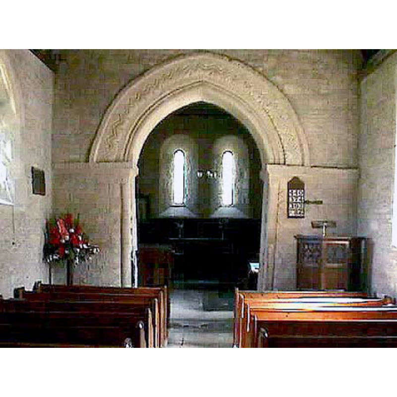 the chancel arch and the east end