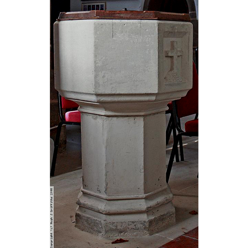 the font after its restoration