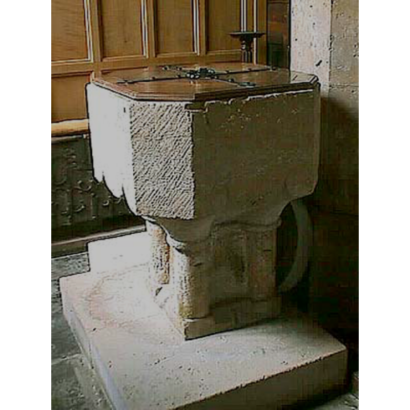 all around delineating the lower end of the capitals