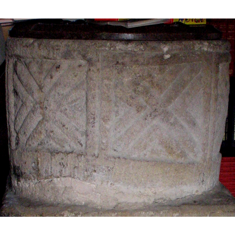 on three of the panels of the basin; they are practical identical
