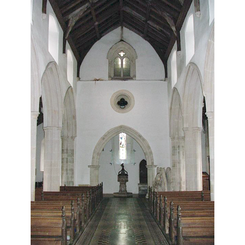at the back is the tower space with the font