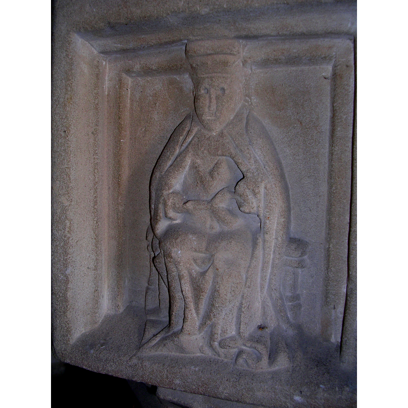 the figure in the southwest panel