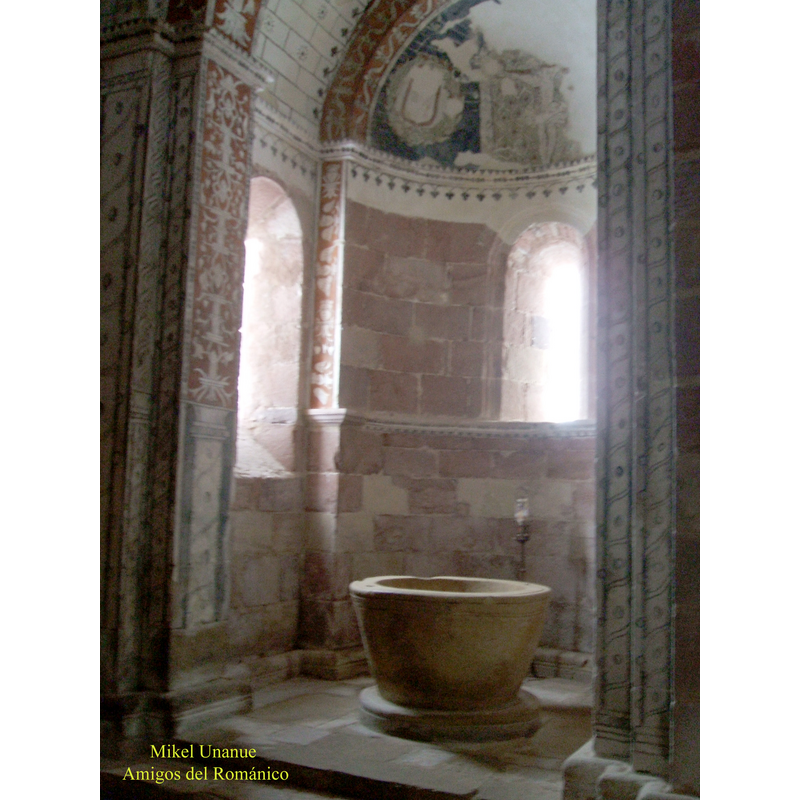 the font shown in the north apse