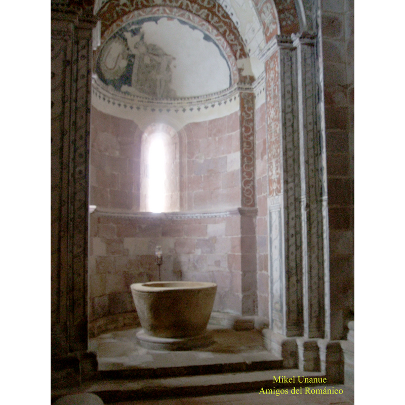 the font shown in the north apse