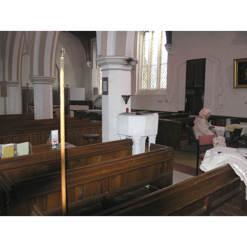 the font by the pillar