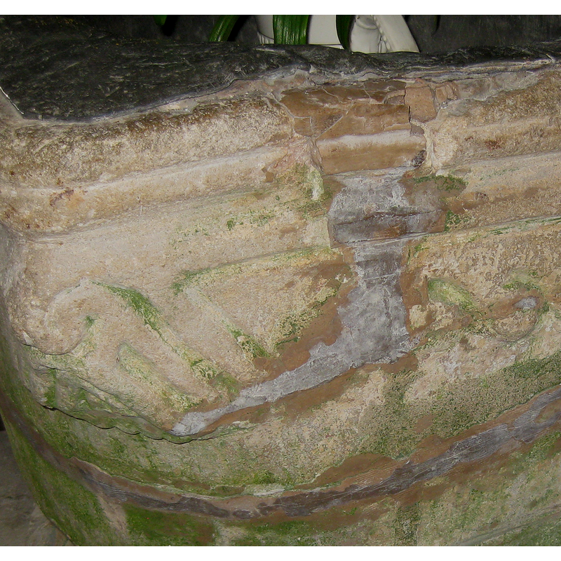 showing the damage and repair