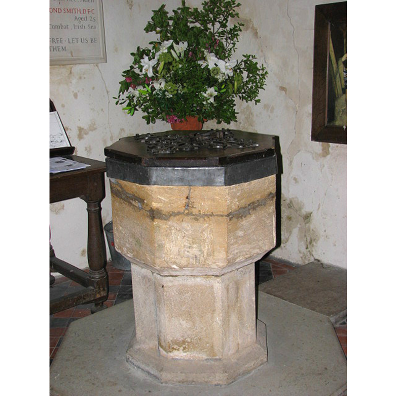 the basin sides now plain