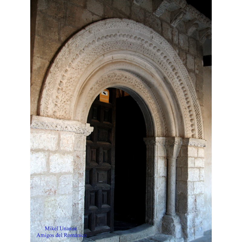 the Romanesque portal