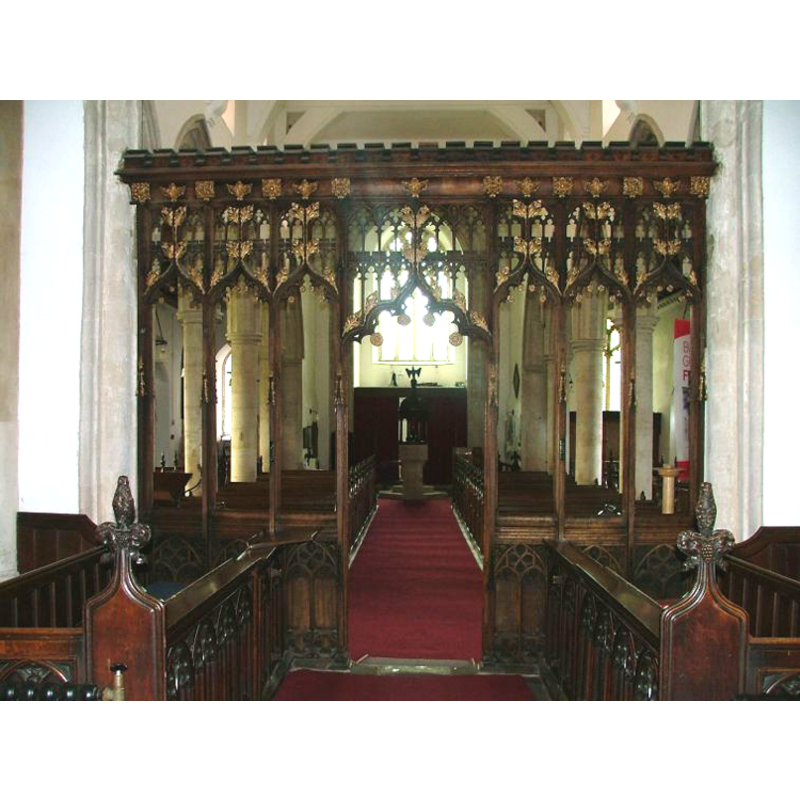 the font and cover at the back