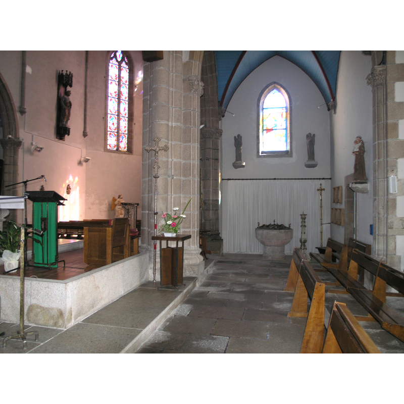 at the end of the south transept