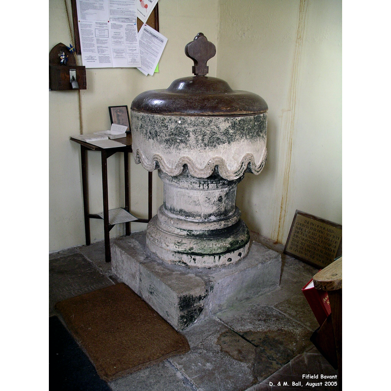 the font and cover in 2003, before the clean-up