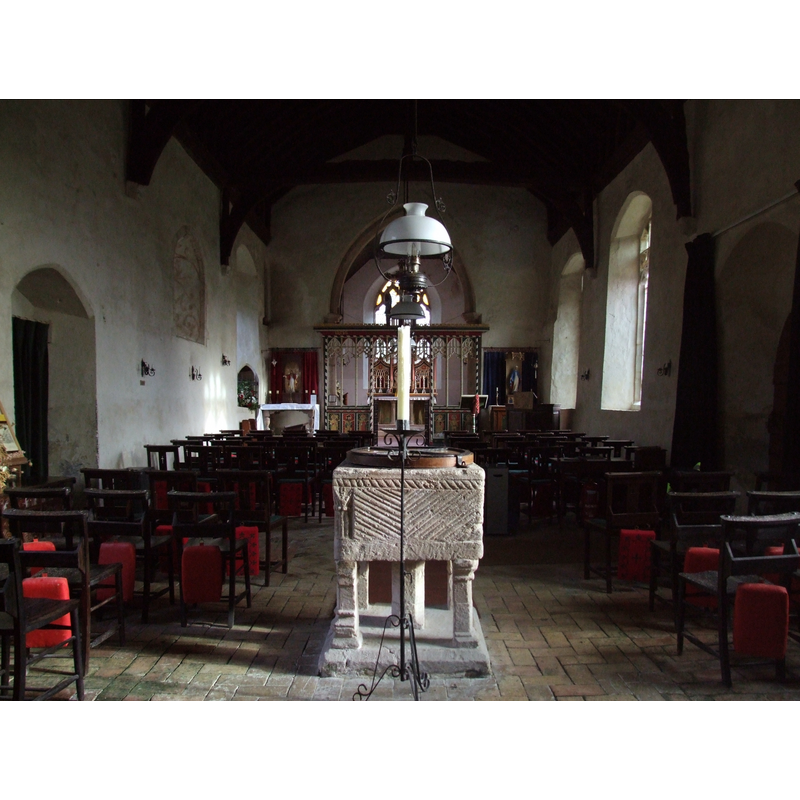 the font and cover in the foreground