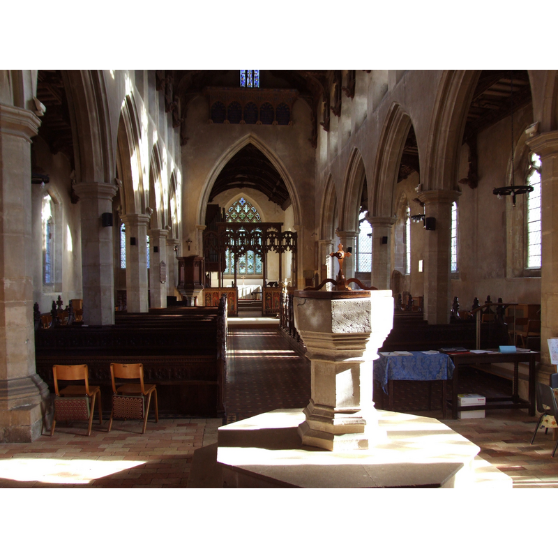 the font and cover in the foreground