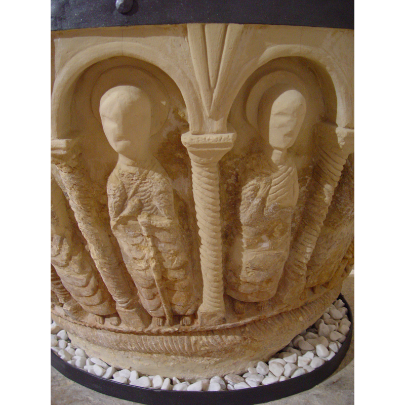 possibly St. Paul, if the object he is holding is a sword [cf. figure in location B01 for a possible conflict] -- photographed after the 2008 restoration